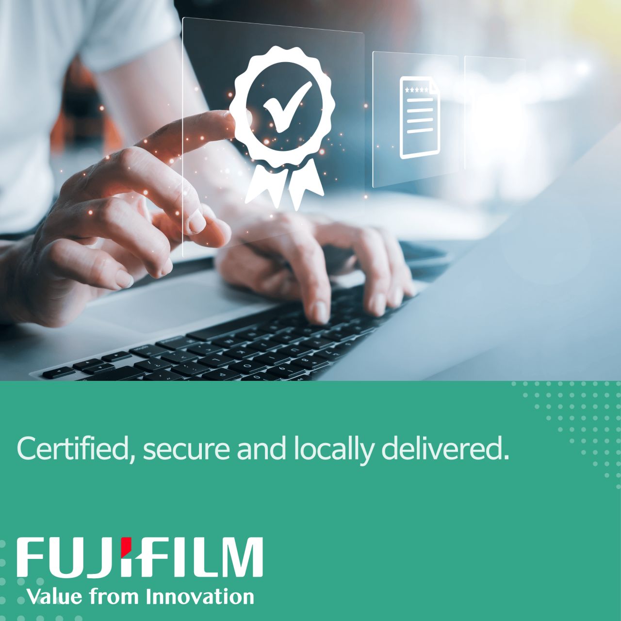 FUJIFILM Data Management Solutions ad