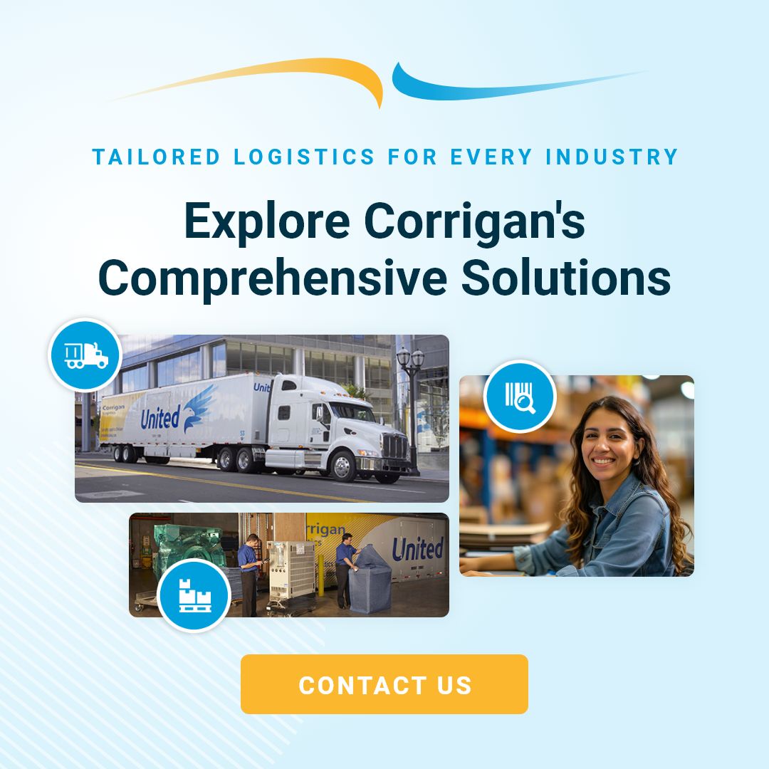 Corrigan Logistics ad