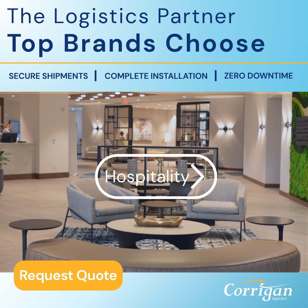 Corrigan Logistics ad