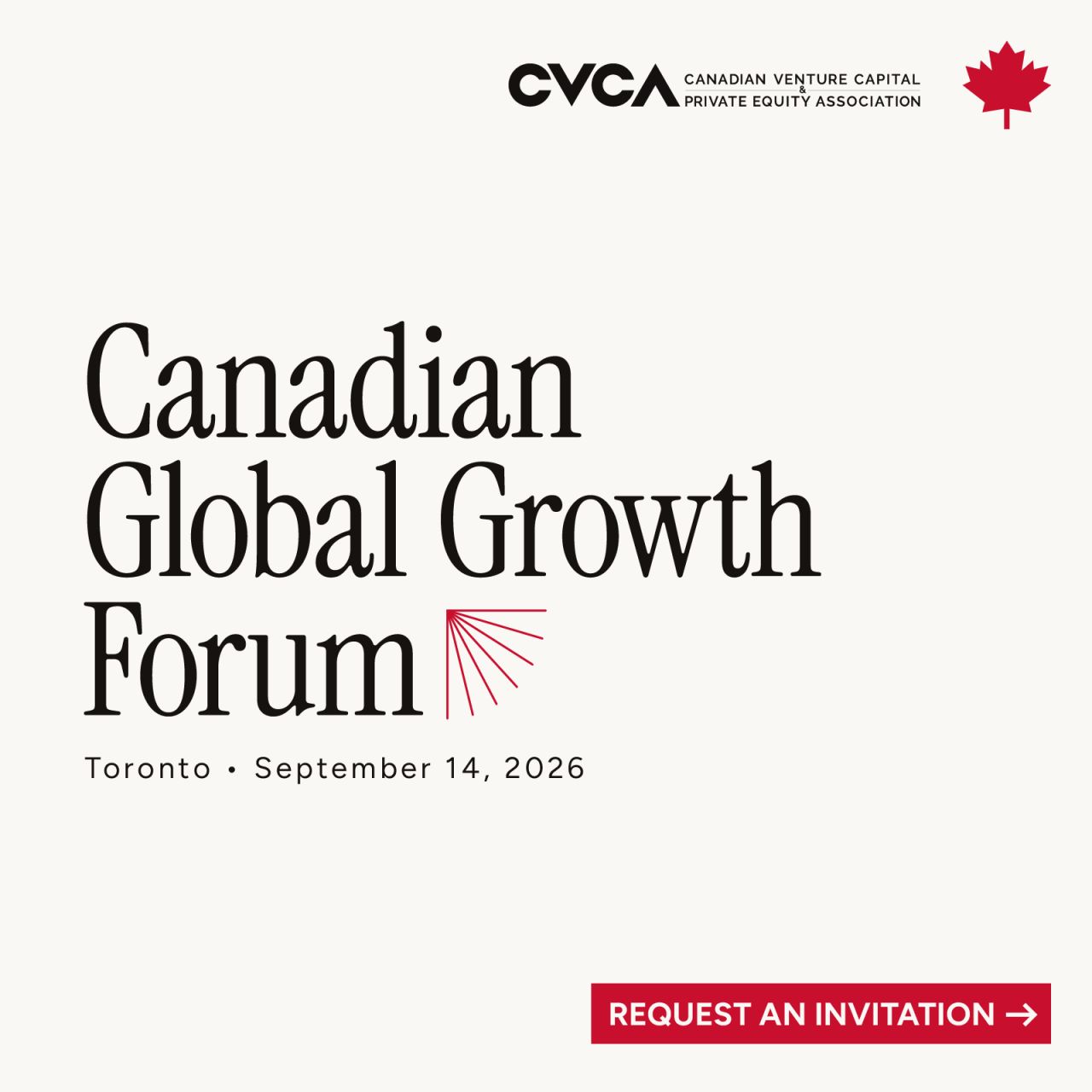 Canadian Venture Capital & Private Equity Association (CVCA) ad