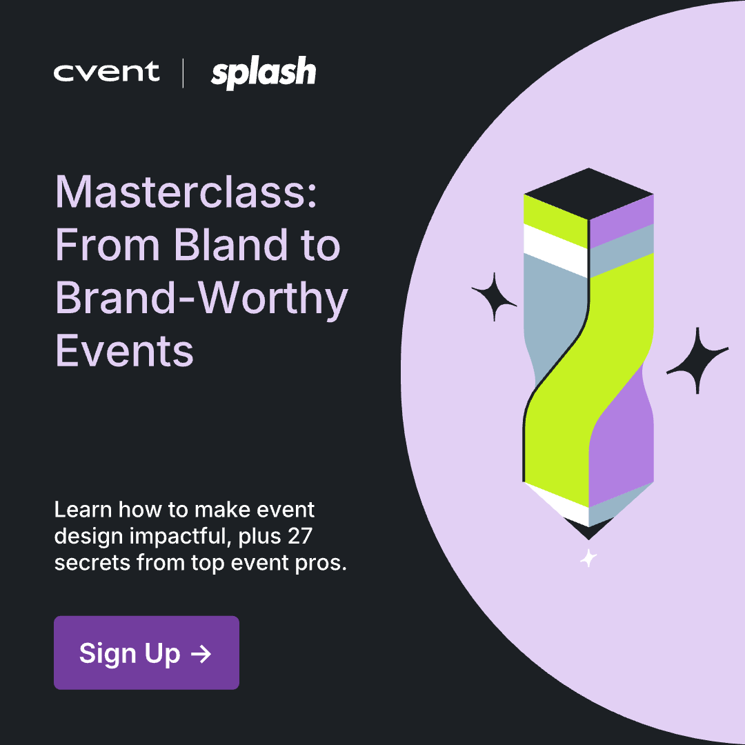 Splash (Now part of Cvent) ad