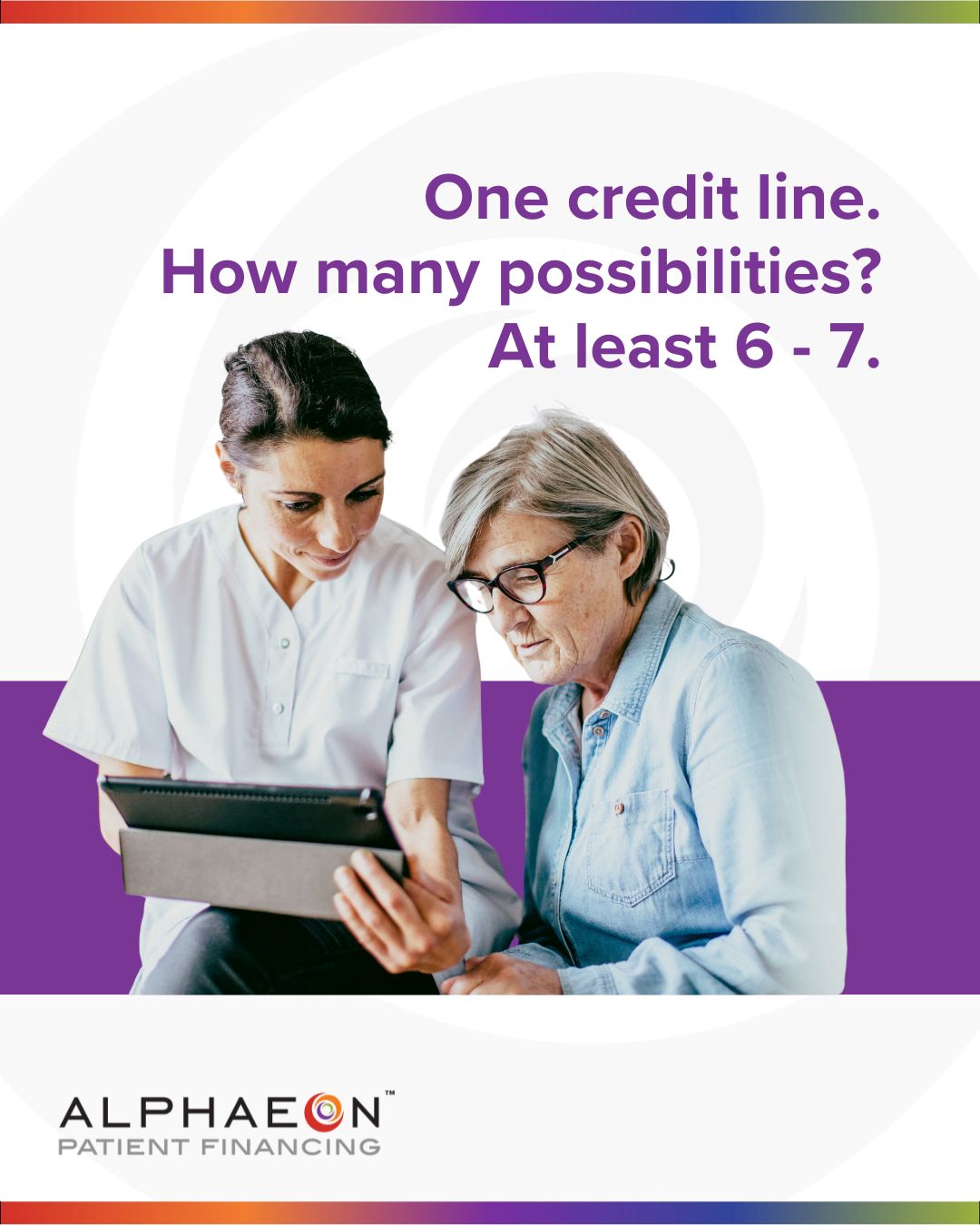 Alphaeon Patient Financing ad