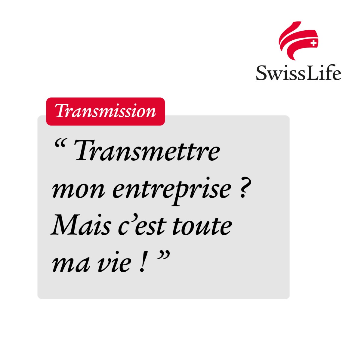 Swiss Life France ad