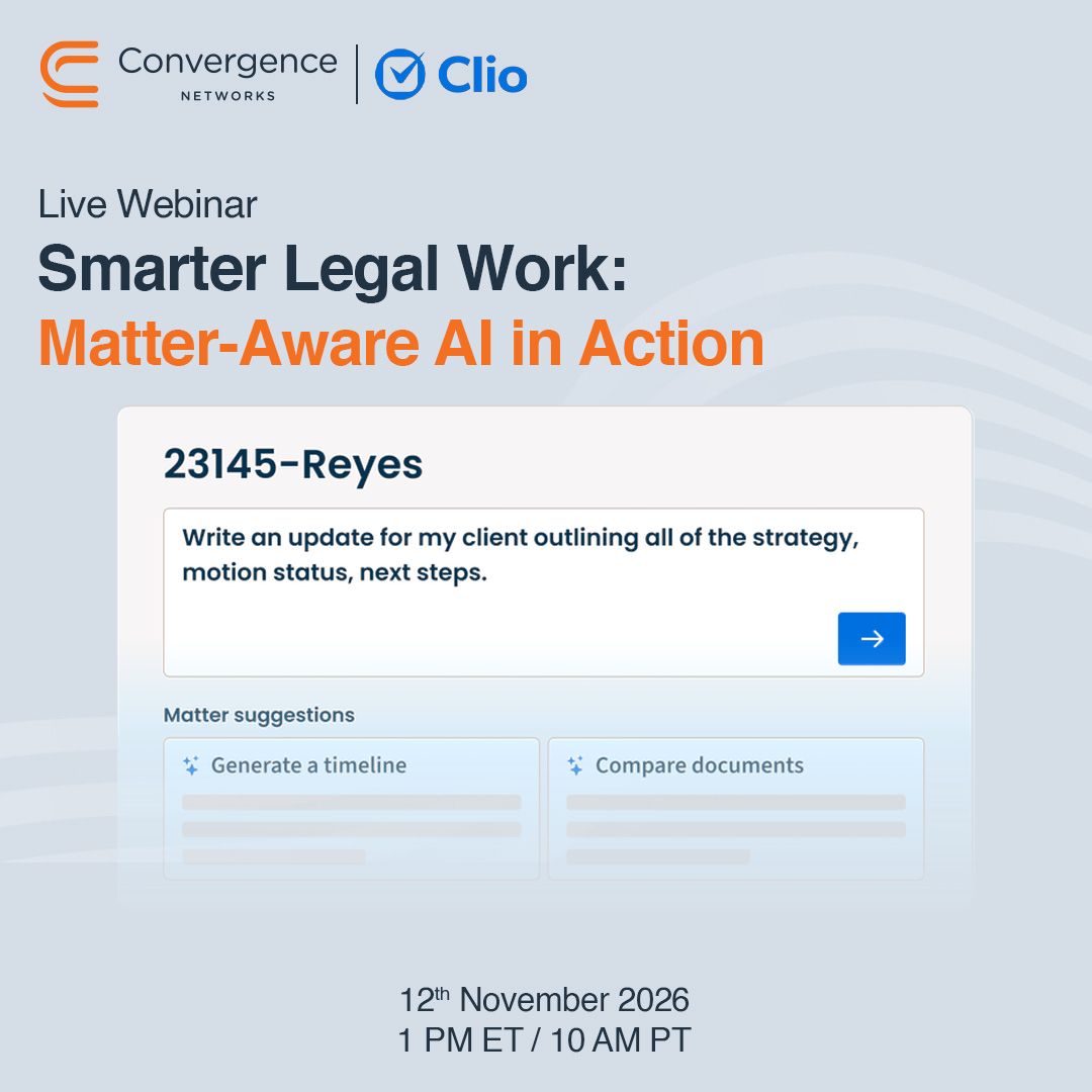 Convergence Networks ad