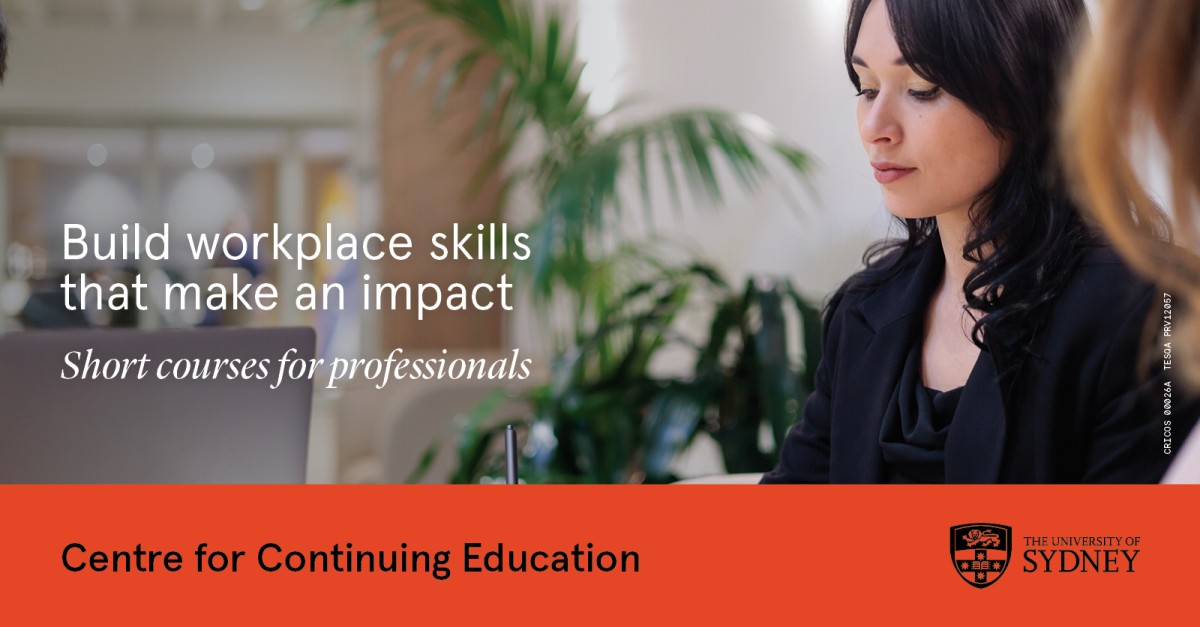 Centre for Continuing Education, the University of Sydney ad