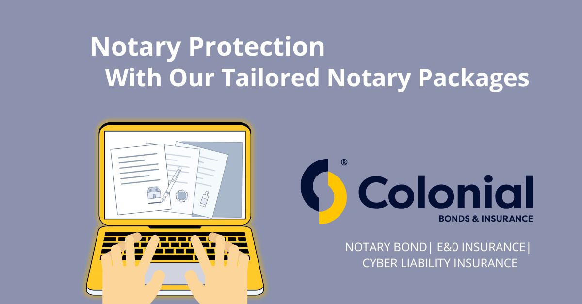 Colonial Surety Company ad