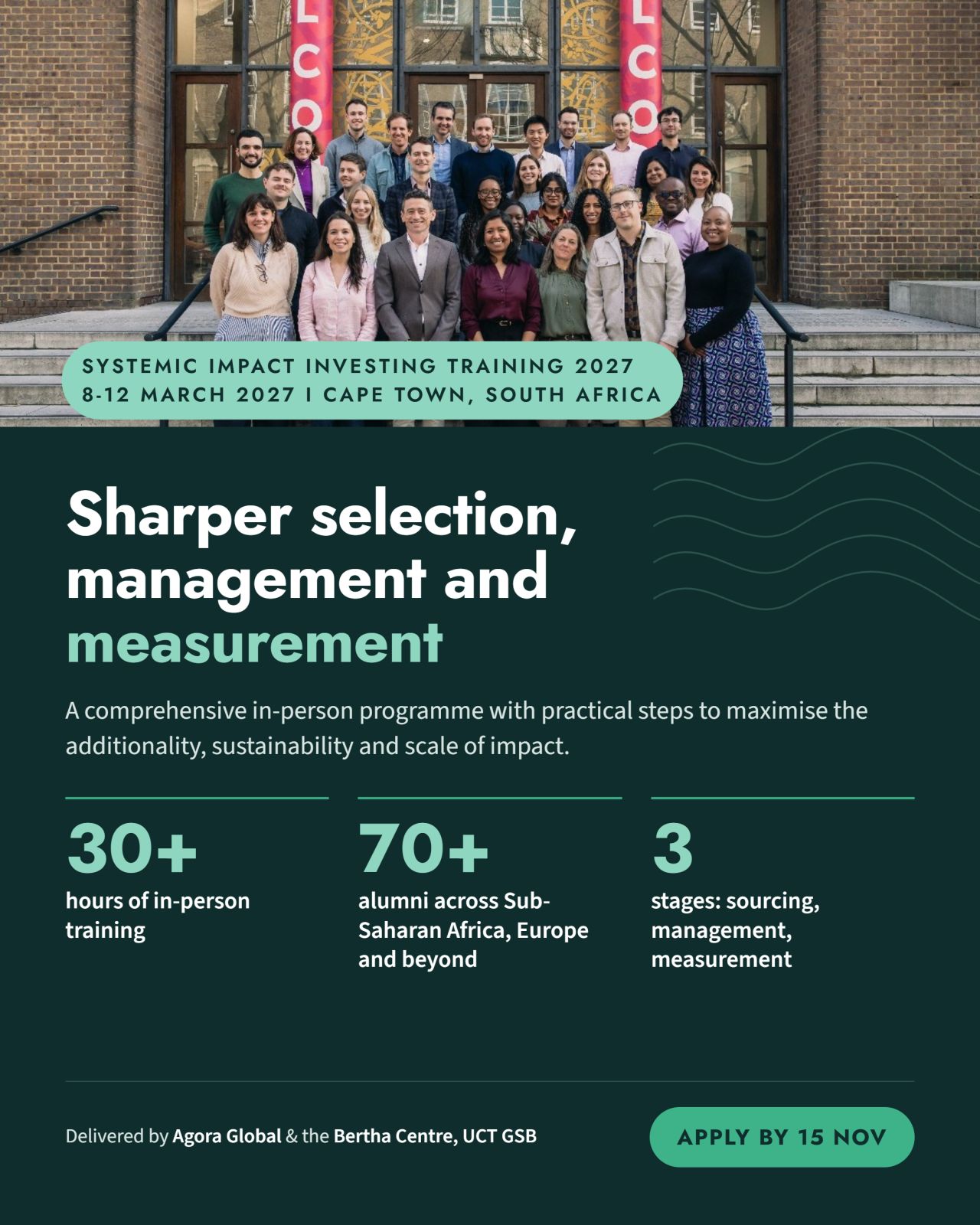 Bertha Centre for Social Innovation and Entrepreneurship ad