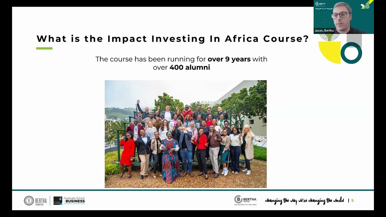Bertha Centre for Social Innovation and Entrepreneurship ad