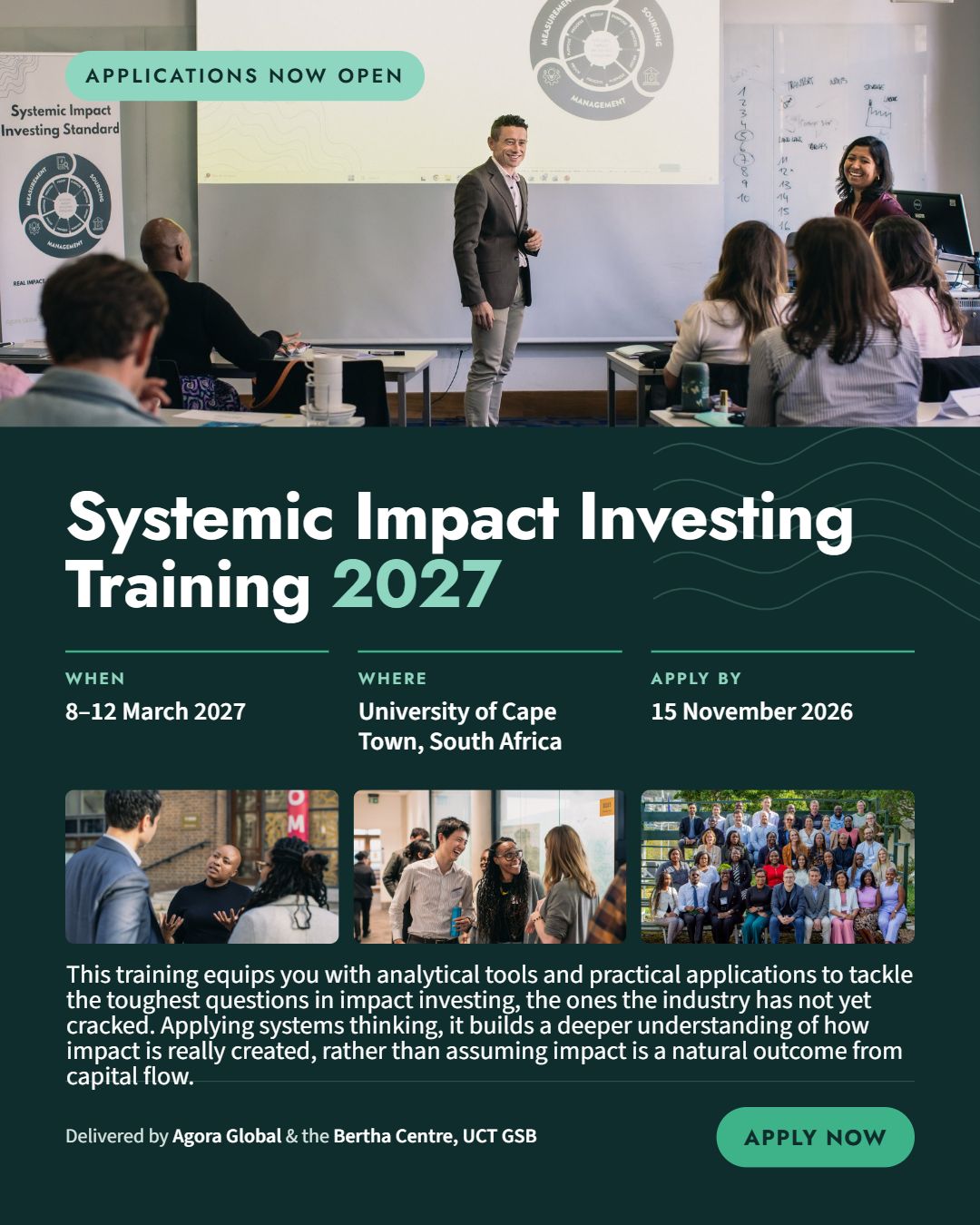 Bertha Centre for Social Innovation and Entrepreneurship ad
