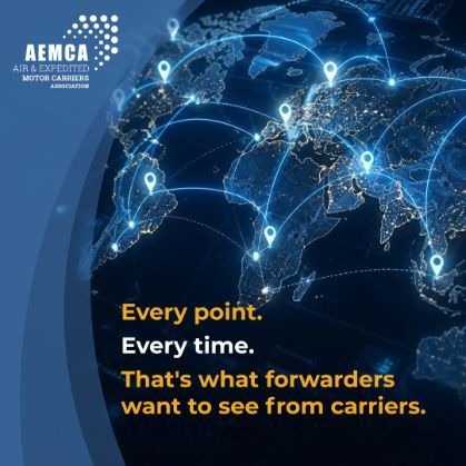 AEMCA (Air and Expedited Motor Carriers Association) ad
