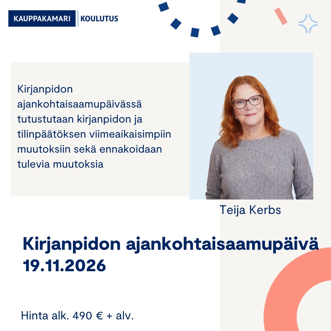 Helsingin seudun kauppakamari - Helsinki Region Chamber of Commerce ad
