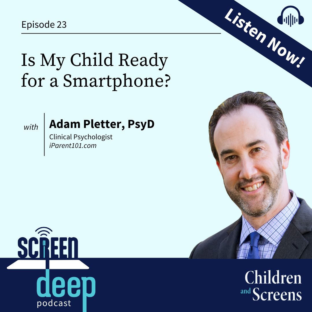 Children and Screens: Institute of Digital Media and Child Development ad