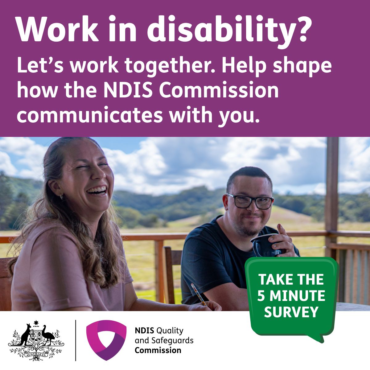 NDIS Quality and Safeguards Commission ad