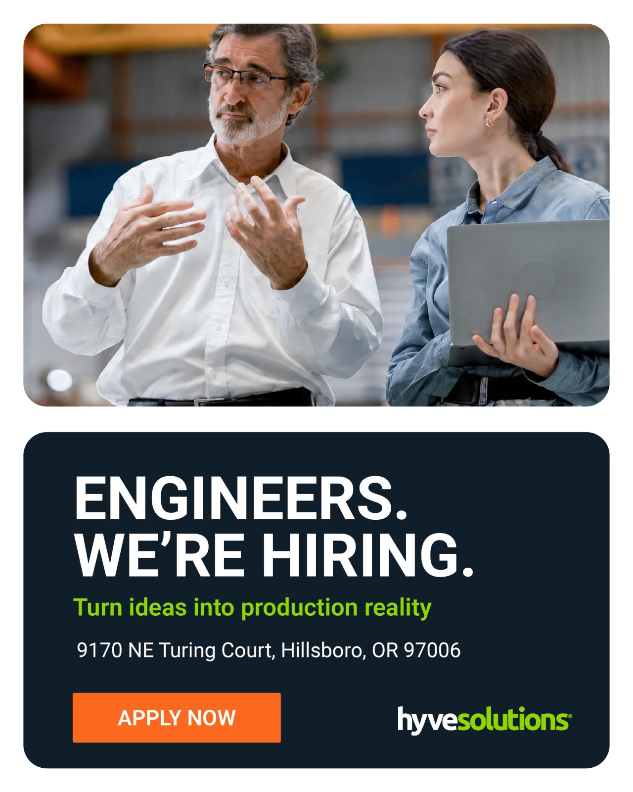 Hyve Solutions ad