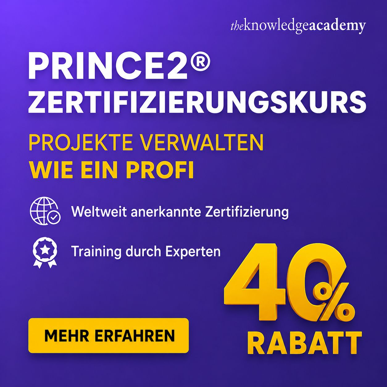 The Knowledge Academy ad