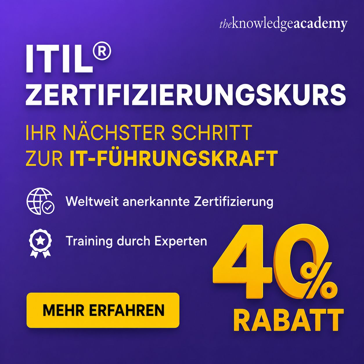 The Knowledge Academy ad