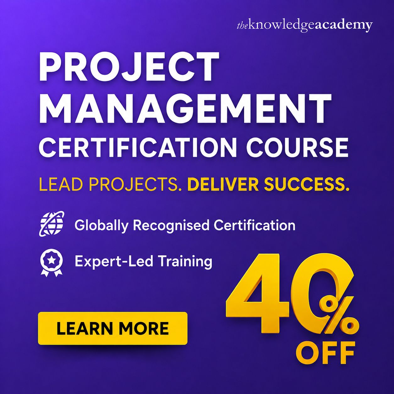 The Knowledge Academy ad