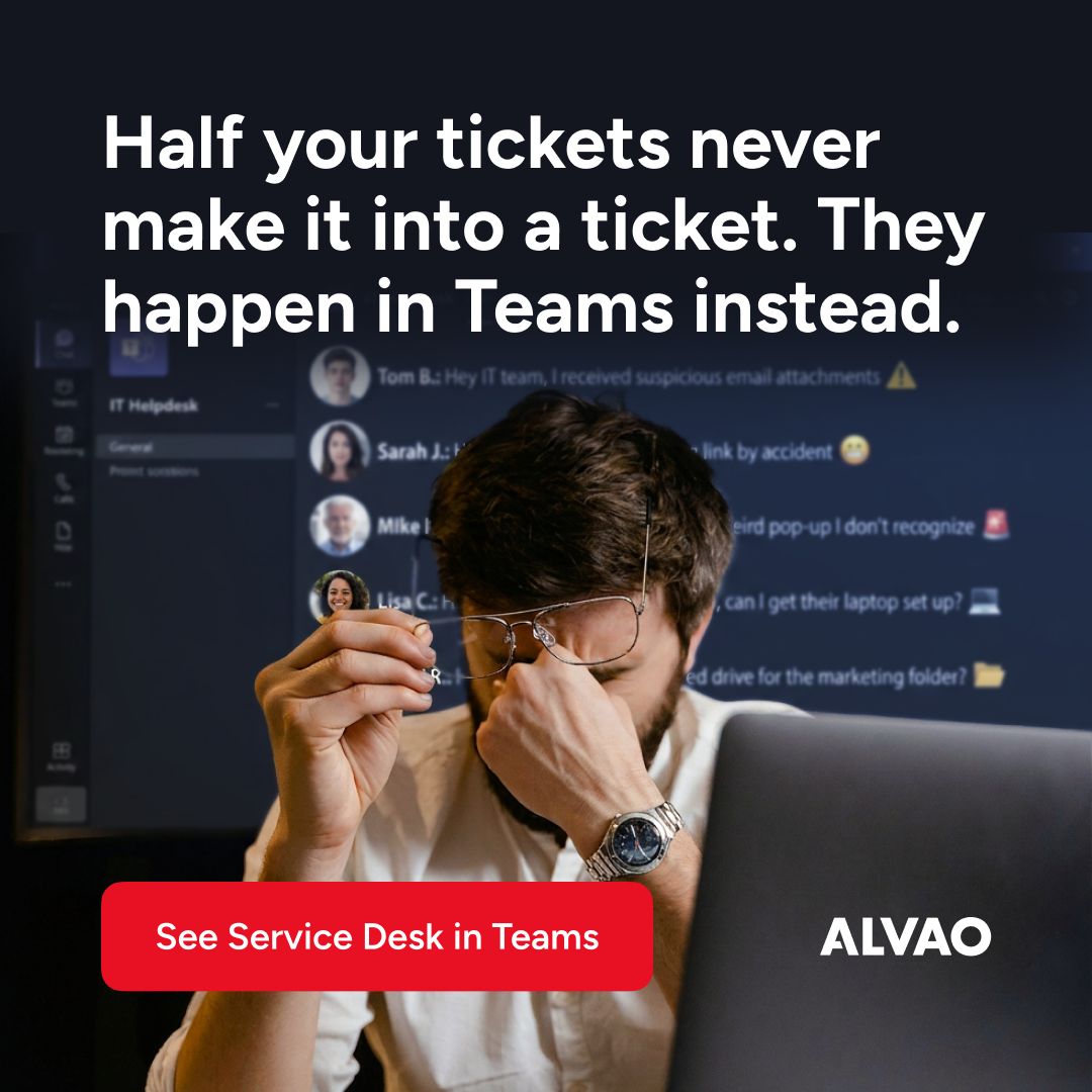 ALVAO ITSM ad