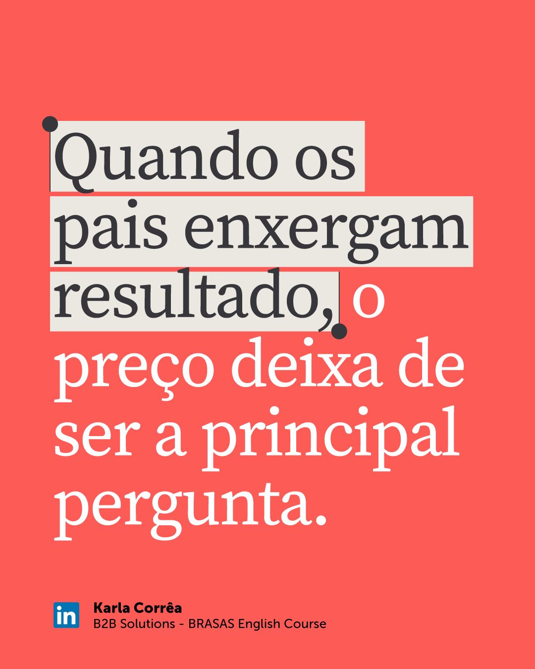 BRASAS English Course ad