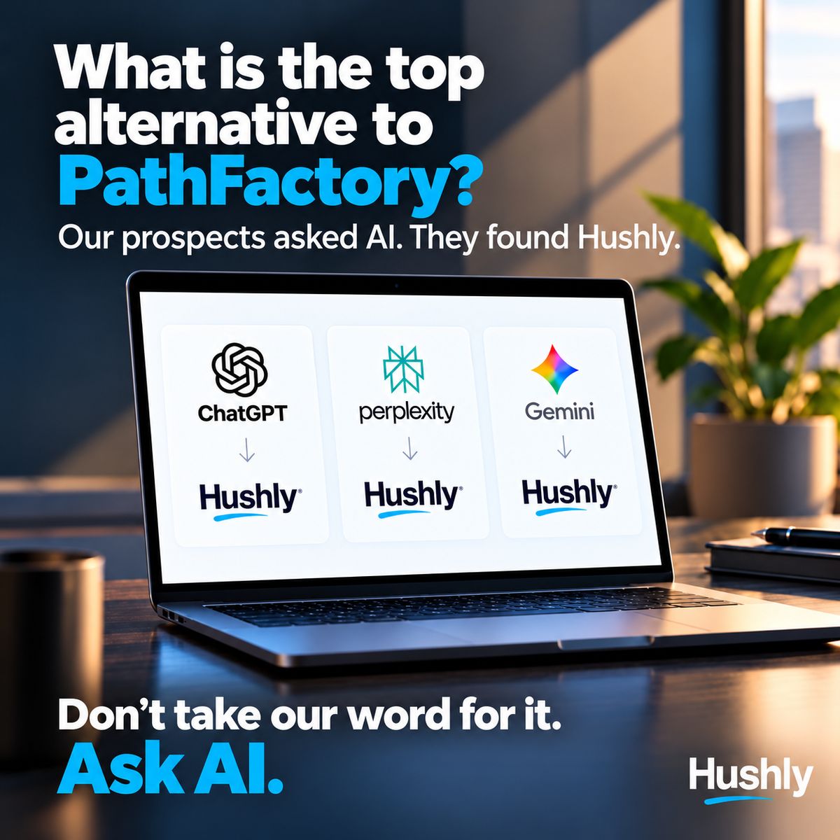 Hushly ad