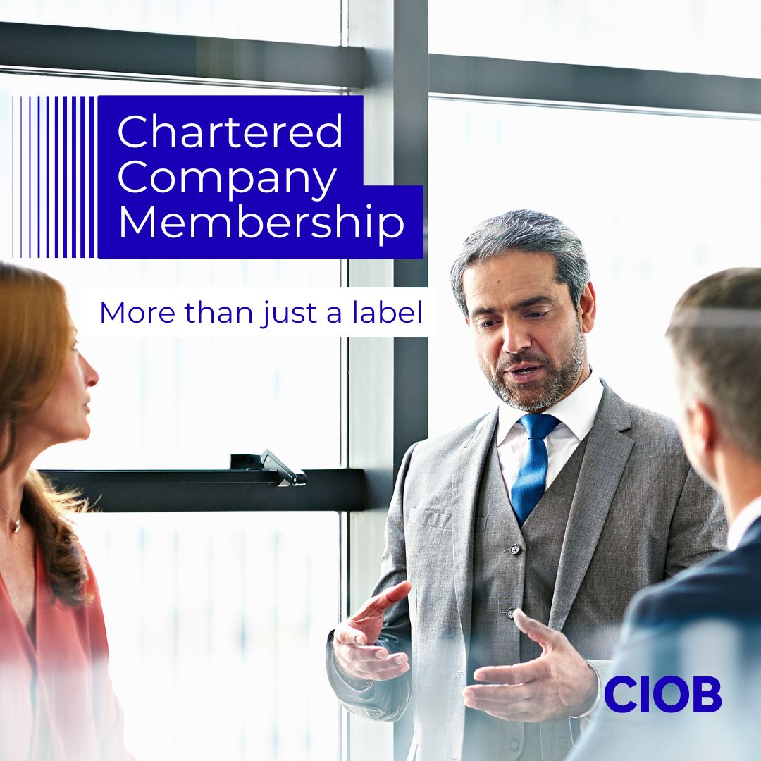 The Chartered Institute of Building (CIOB) ad