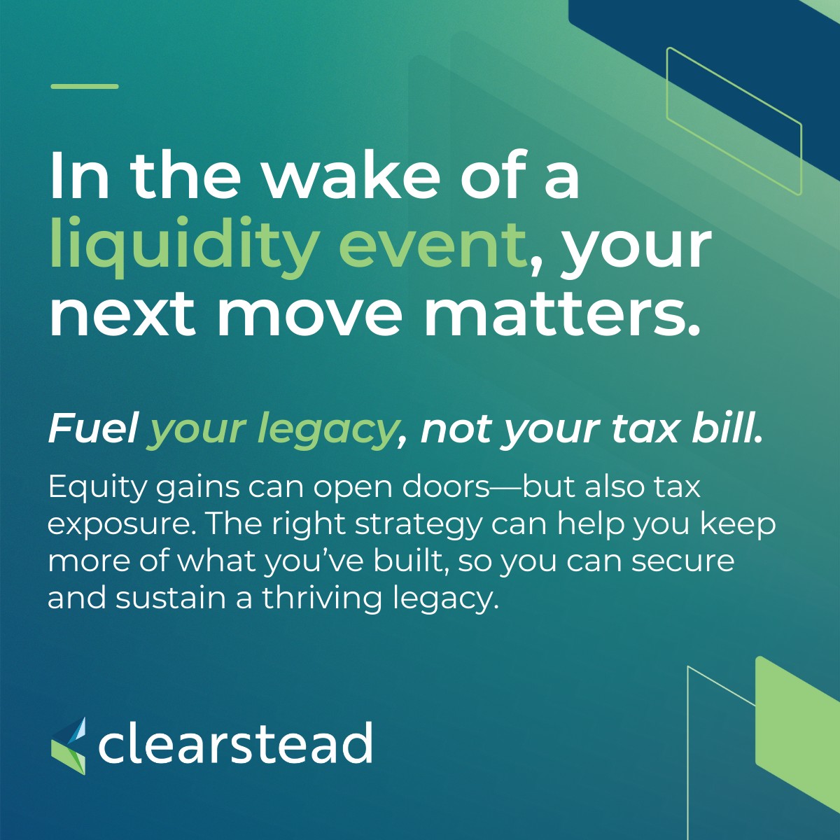 Clearstead ad