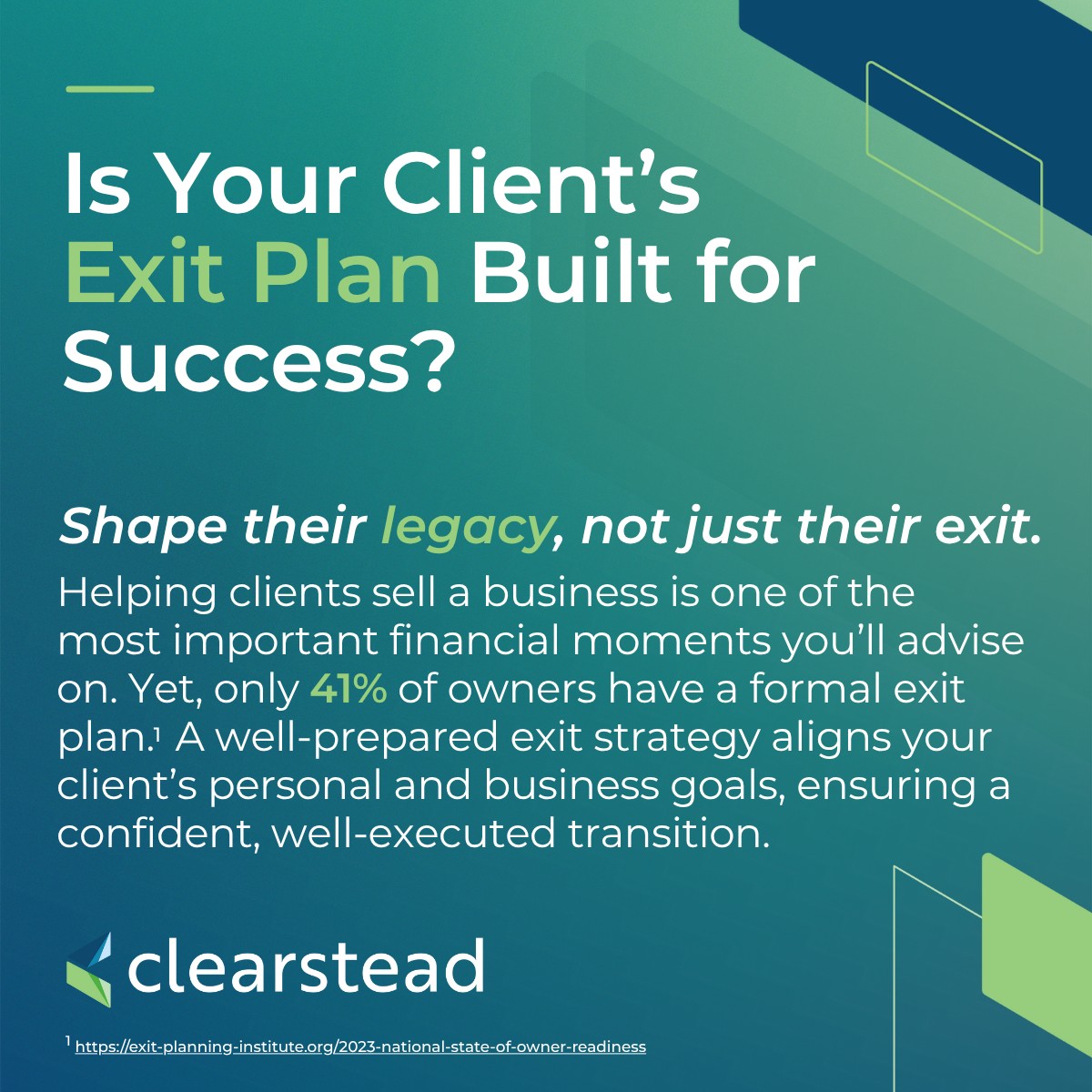 Clearstead ad