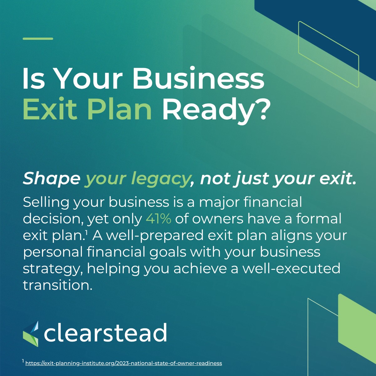 Clearstead ad