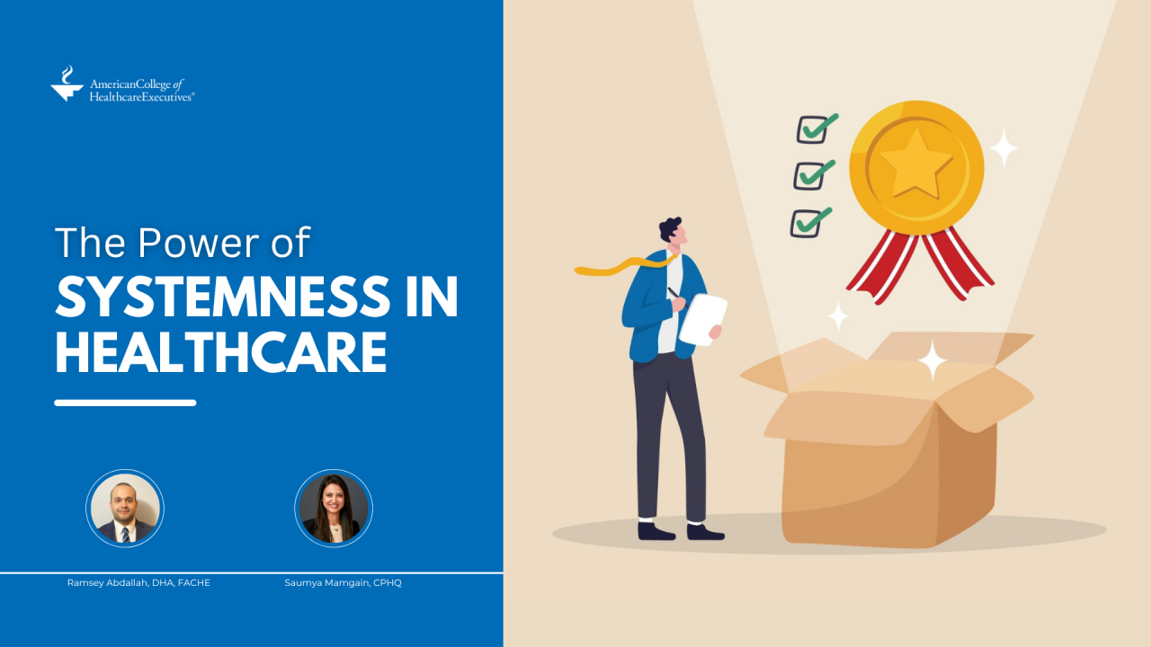 American College of Healthcare Executives ad