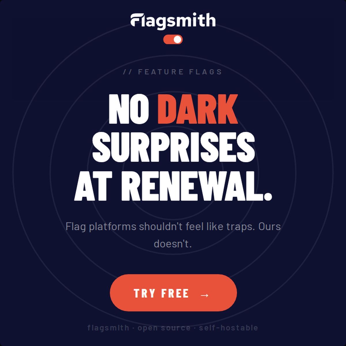 Flagsmith ad