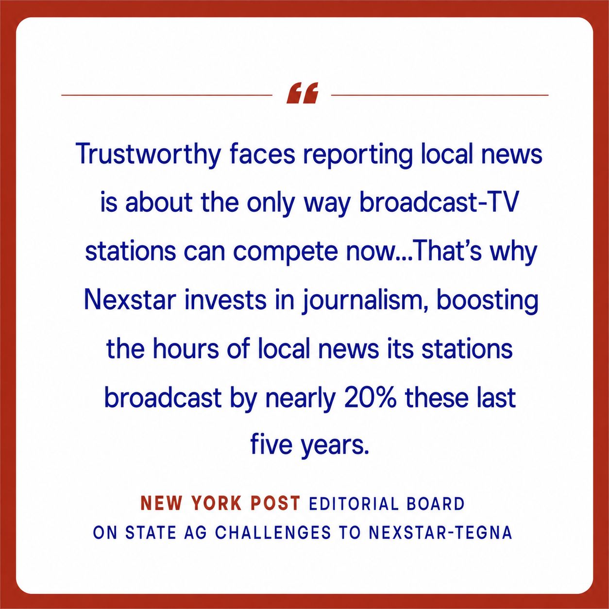 Nexstar Media Group, Inc. ad