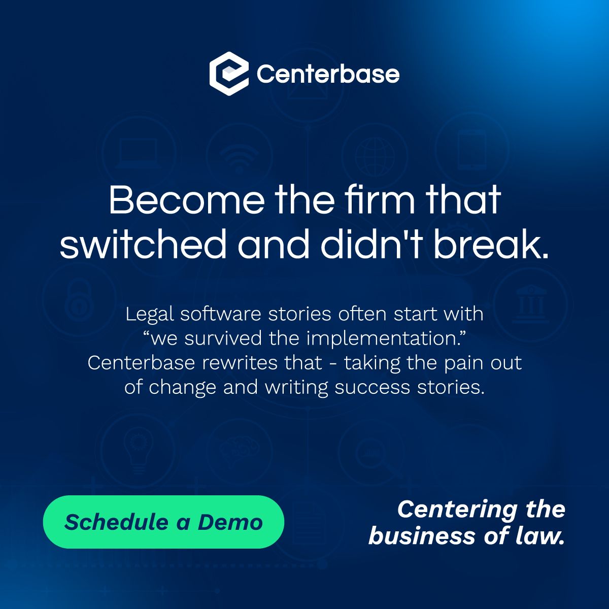 Centerbase ad