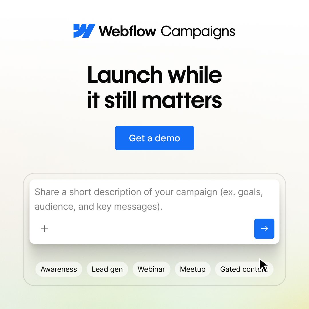 Webflow ad