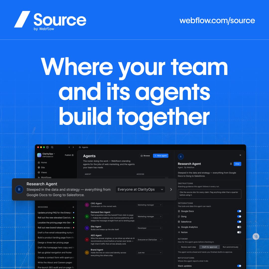Webflow ad