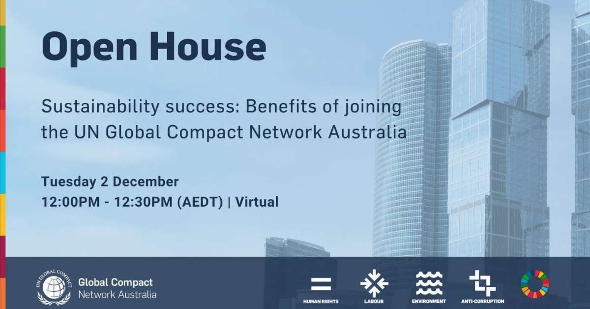 UN Global Compact Network Australia ad
