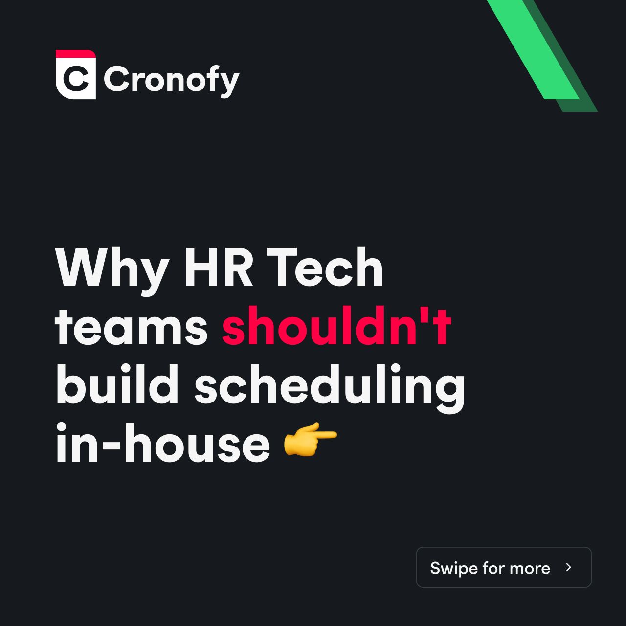 Cronofy ad