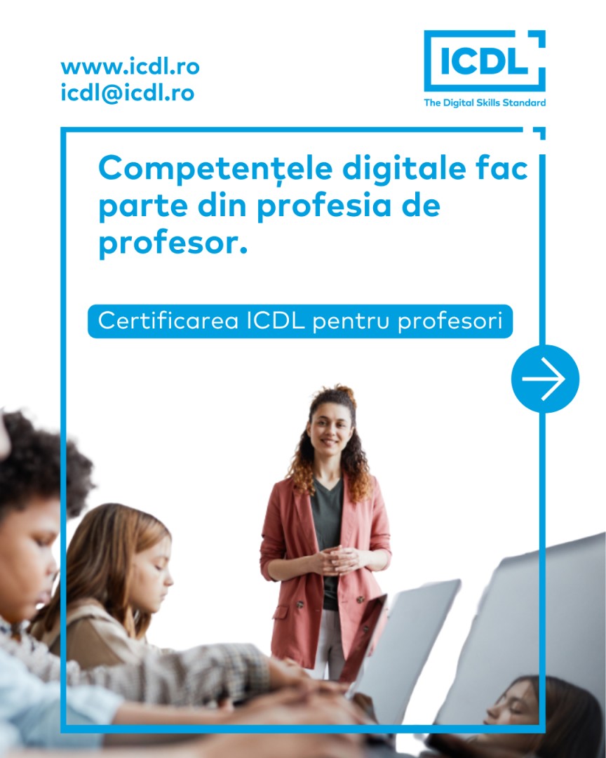 ECDL Romania - ICDL Certification ad
