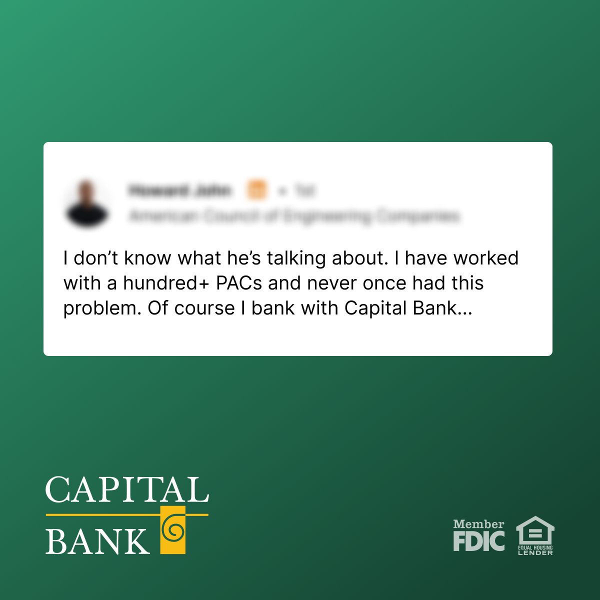Capital Bank, N.A. ad