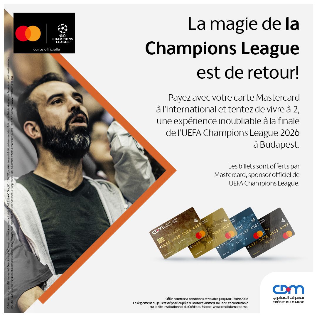 CREDIT DU MAROC ad