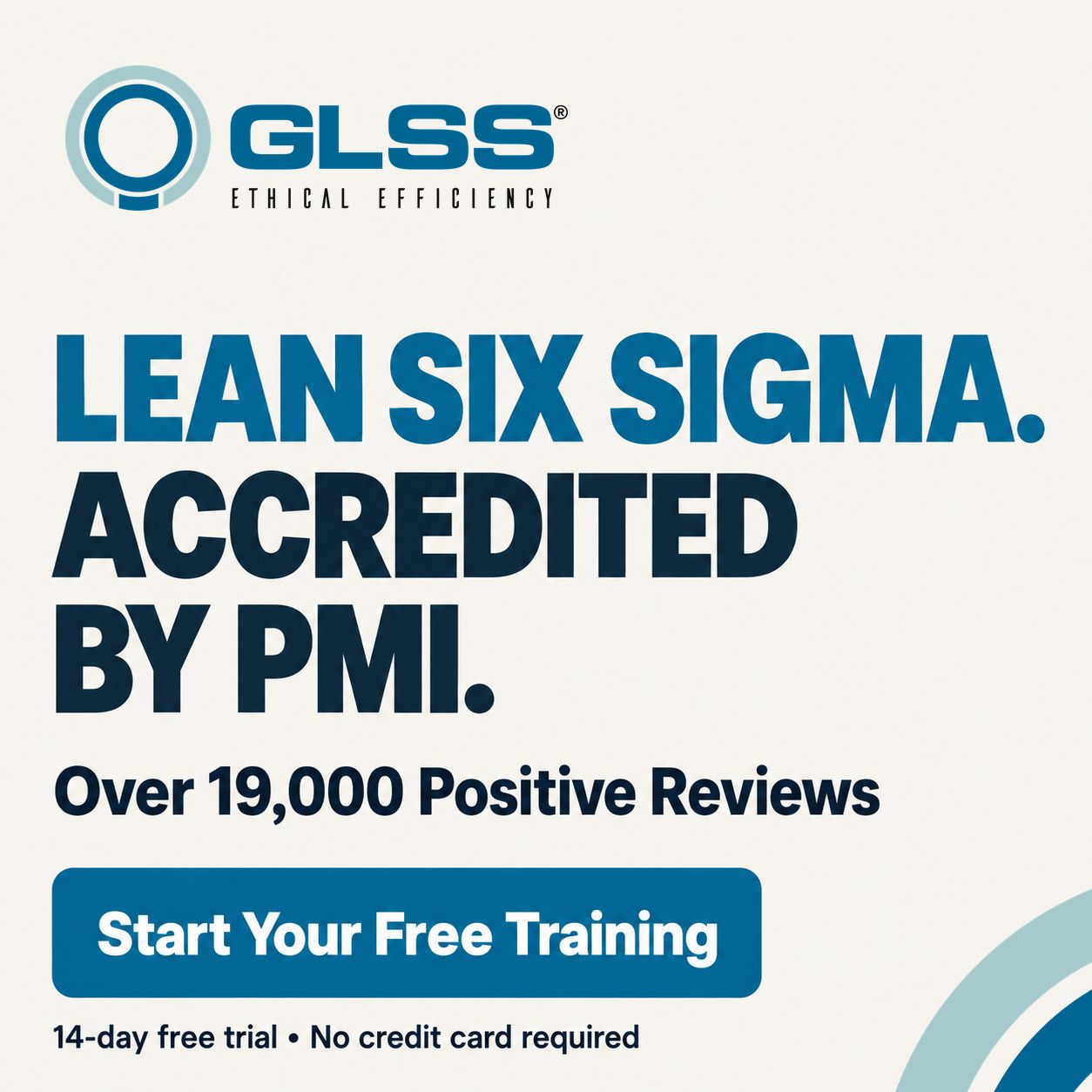 GLSS (GoLeanSixSigma.com) ad