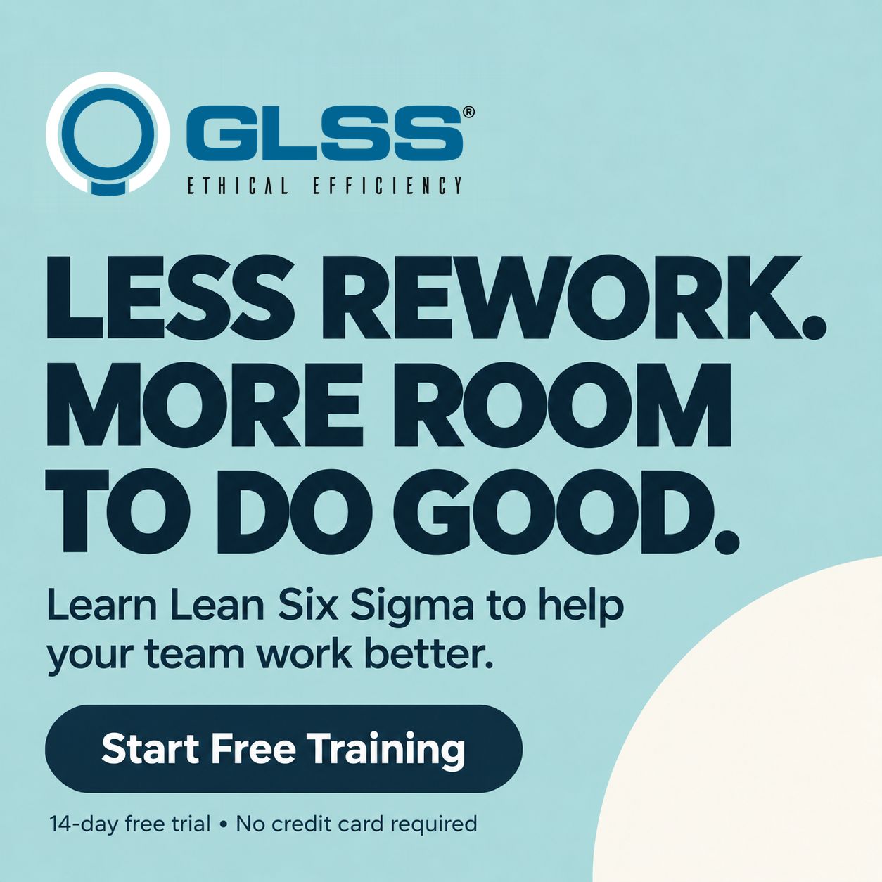 GLSS (GoLeanSixSigma.com) ad
