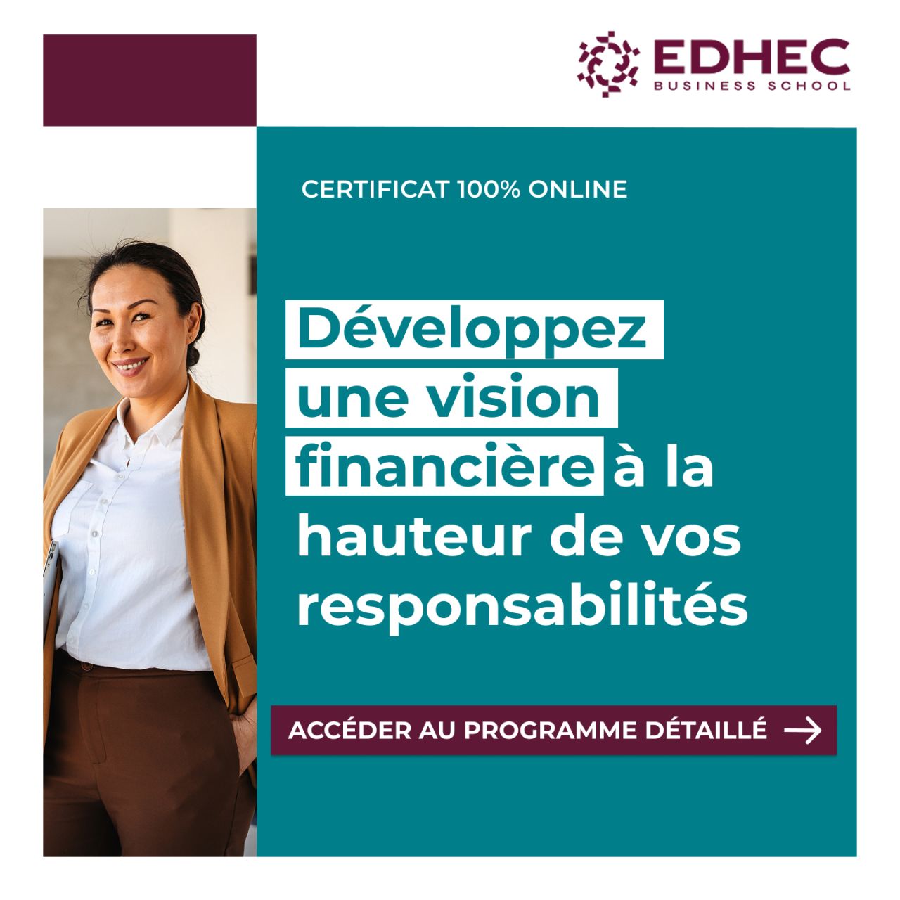 EDHEC Online ad