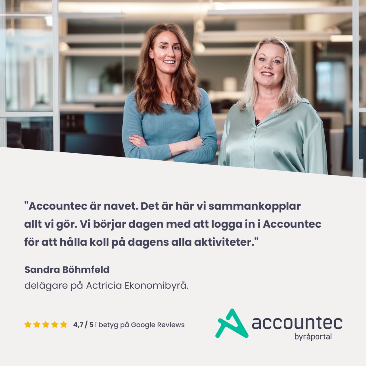 Accountec byråportal ad