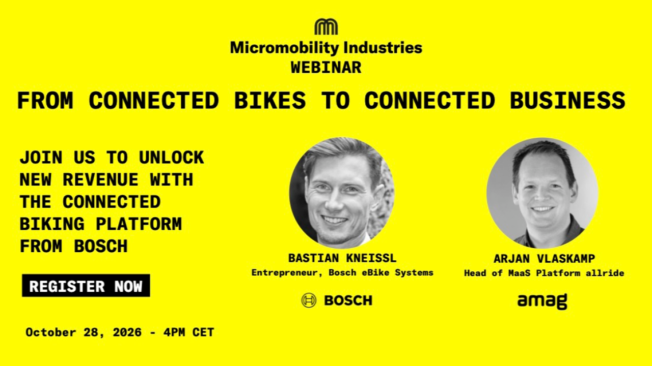 Micromobility Industries ad