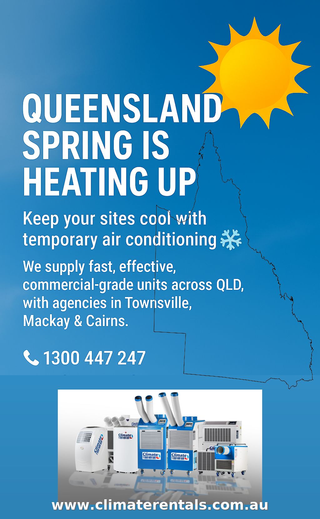 Climate Rental Solutions - 1300 447 247 ad