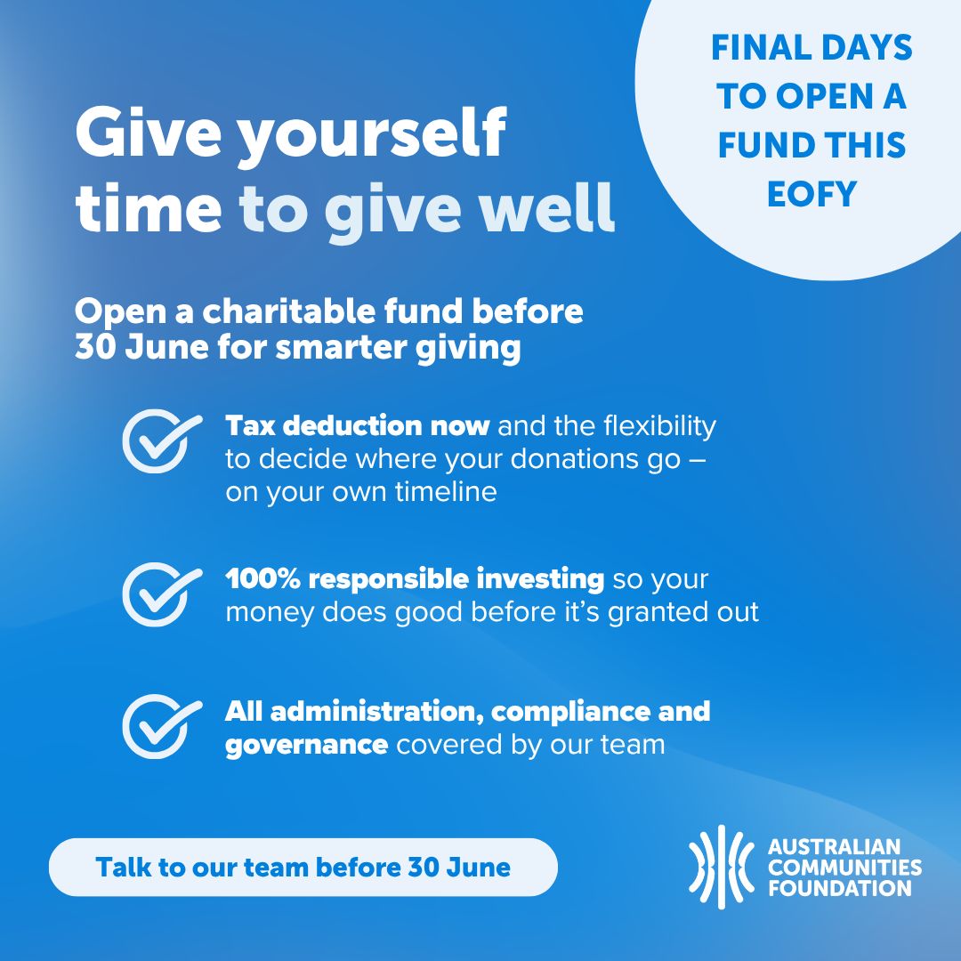 Australian Communities Foundation ad