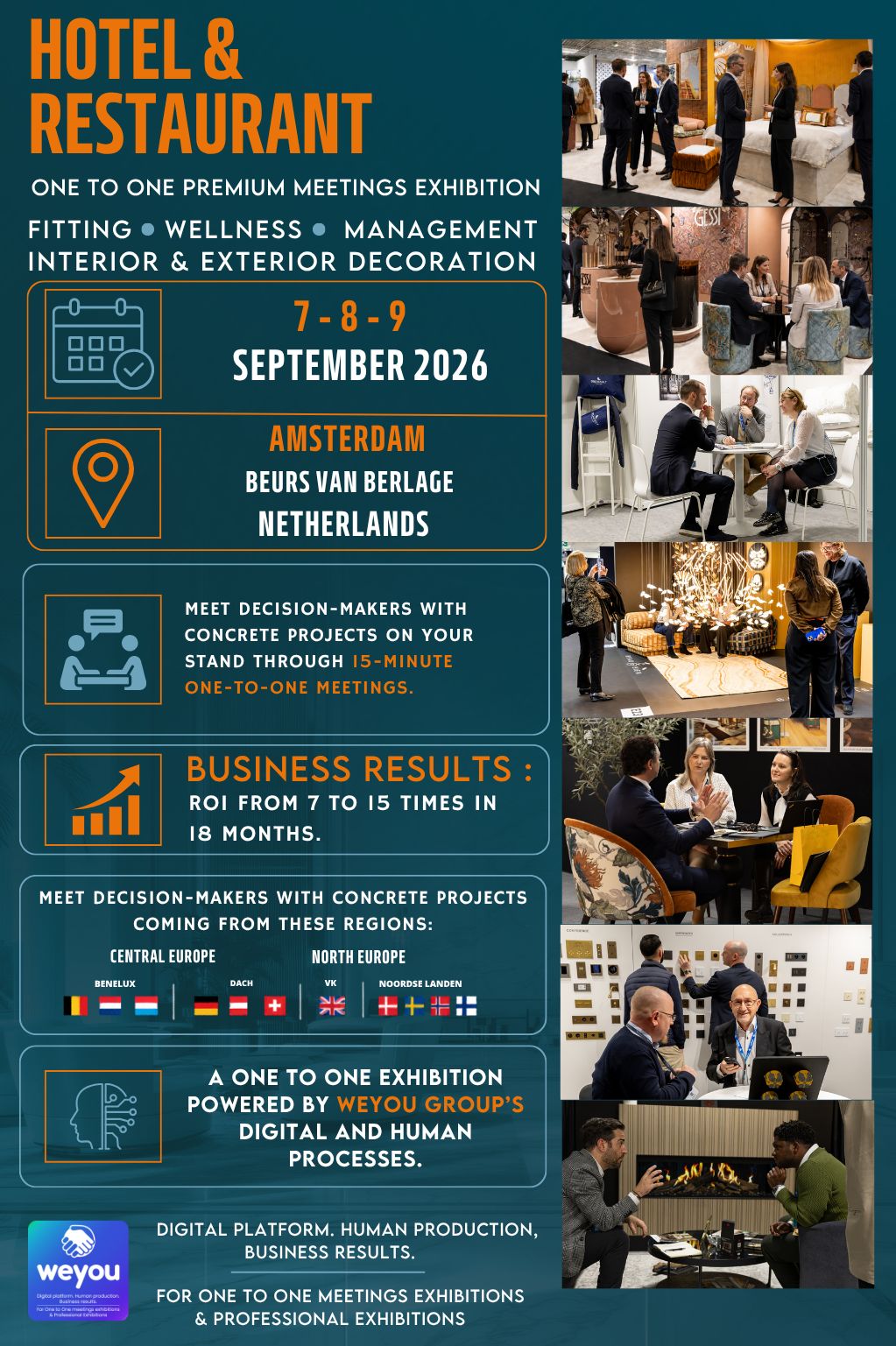 Hotel and Restaurant One to One Meetings Exhibition Europe ad