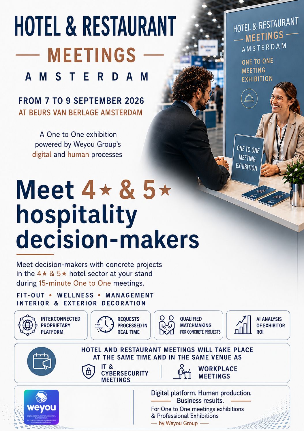 Hotel and Restaurant One to One Meetings Exhibition Europe ad
