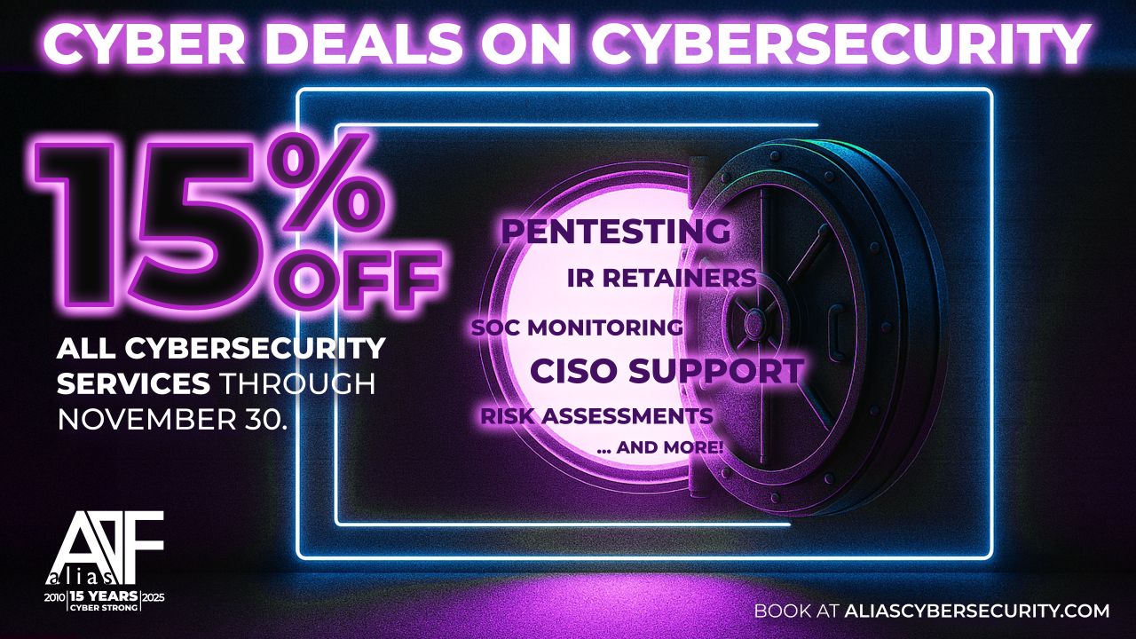 Alias Cybersecurity ad