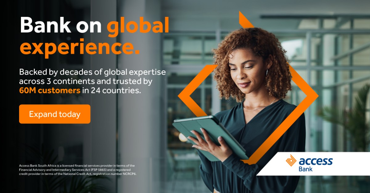 Access Bank South Africa ad